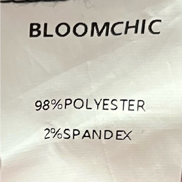 NWOT BloomChic black unique patterned midi/maxi dress is size 26. - Picture 5 of 7